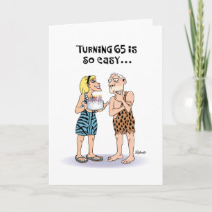 Funny 65th Birthday Greeting Card