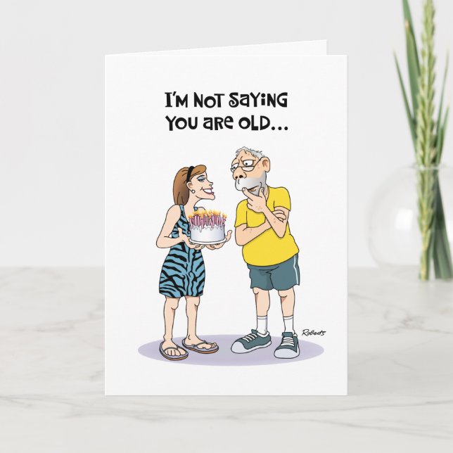 Funny 66th Birthday Card (Front)