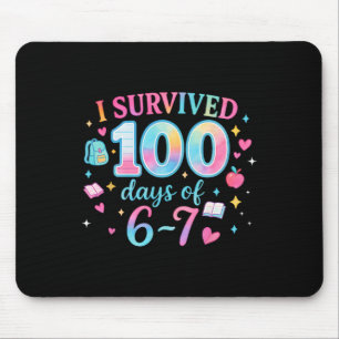 Funny 67 100th Day Of School Teacher 100 Days 6 7  Mouse Pad