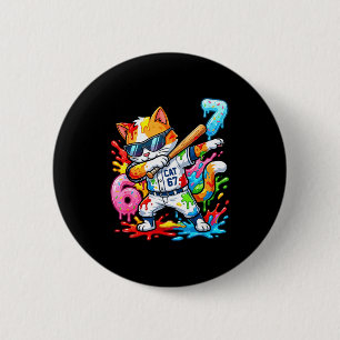 Funny 67 Baseball Dabbing Cat 6 7 Dripng Ice Cream 6 Cm Round Badge