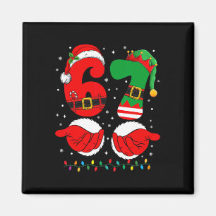 Funny 67 Christmas 6 7 Meme Six Seven For Boys Tea Magnet