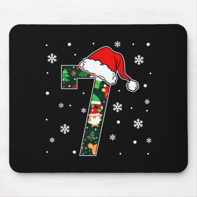 Funny 67 Christmas 6 7 Six Seven Meme 6 7 Matching Mouse Pad (Front)
