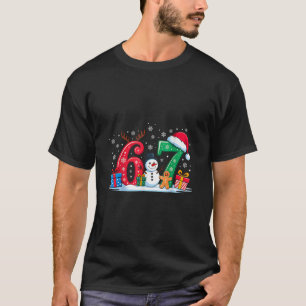 Funny 67 Christmas 6 7 Six Seven Meme 6 7 Matching T-Shirt