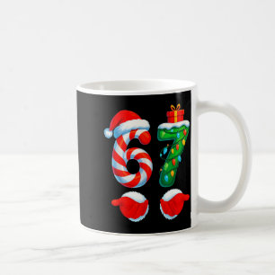 Funny 67 Christmas 6 7 Six Seven Meme Kids Men Boy Coffee Mug