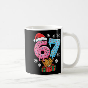 Funny 67 Christmas Meme Ice Cream 67 Coffee Mug