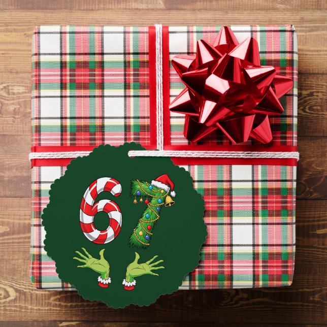 Funny “67” Christmas Ornament (Insitu (Gift))