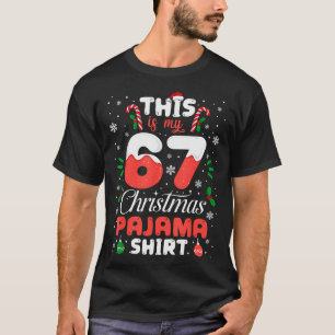 Funny 67 Christmas Pyjamas Shirt Six Seven Meme Br