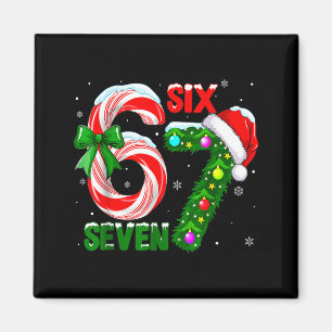 Funny 67 Christmas Shirts Boys Kids 6 7 Meme Pajam Magnet