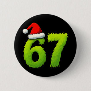 Funny 67 Christmas Six Seven Meme 6 7 Teens Boys G Cm Round Badge