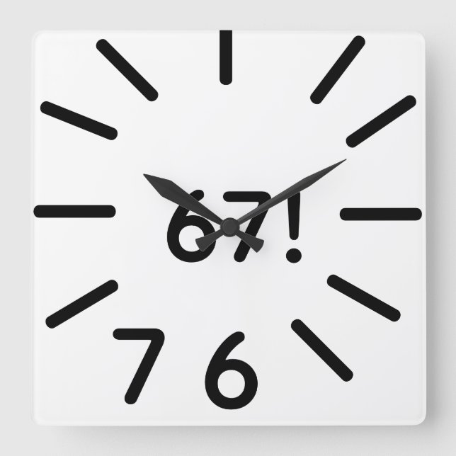 funny 67 clock (Front)