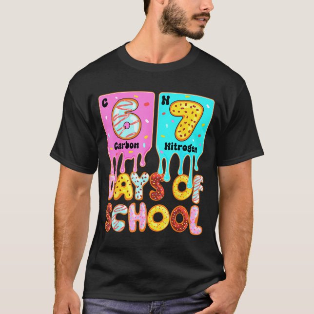 Funny 67 Days Of School Meme Periodic Table Drip G T-Shirt (Front)