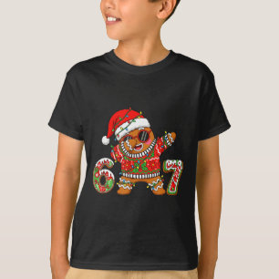 Funny 67 Gingerbread Six Seven Ice Cream Drip Chri T-Shirt