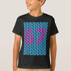 Funny 67 Hidden 6 7 Meme Middle School 6 7 Funny 6 T-Shirt
