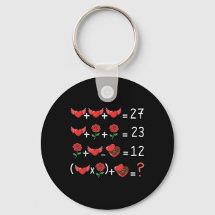 Funny 67 Math Teacher Valentine Math Teacher Women Key Ring