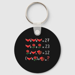 Funny 67 Math Teacher Valentine Math Teacher Women Key Ring