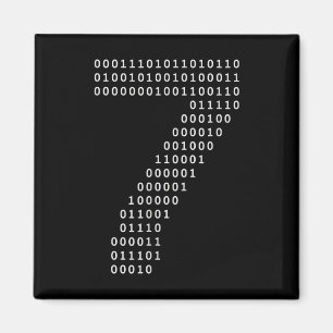Funny 67 Meme Binary Code Tech Geek Digital Six Se Magnet