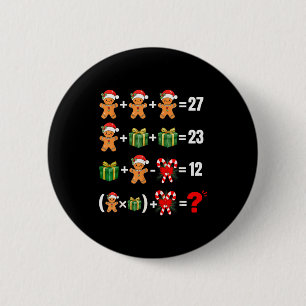 Funny 67 Meme Candy Merry Santa Math Teacher Chris 6 Cm Round Badge
