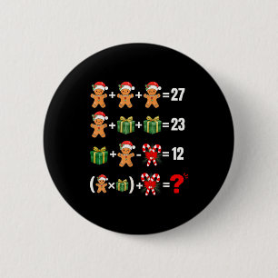Funny 67 Meme Candy Merry Santa Math Teacher Chris 6 Cm Round Badge