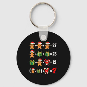 Funny 67 Meme Candy Merry Santa Math Teacher Chris Key Ring