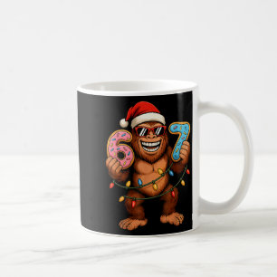 Funny 67 Meme Christmas Bigfoot For Kids Teens Coffee Mug