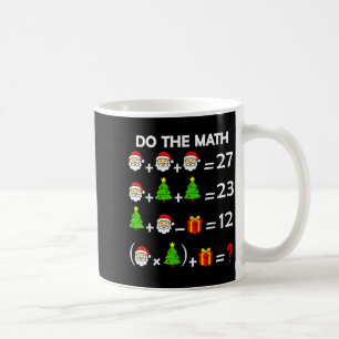 Funny 67 Meme Christmas Math Teacher Santa Six Sev Coffee Mug