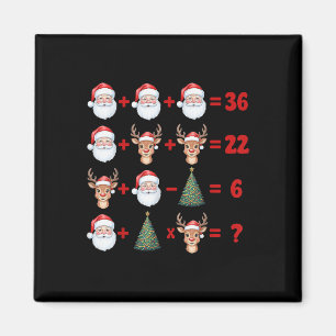 Funny 67 Meme Christmas Math Teacher Santa Six Sev Magnet