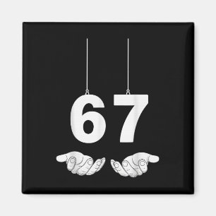 Funny 67 Meme Costume Six Seven Halloween Gen Z _1 Magnet