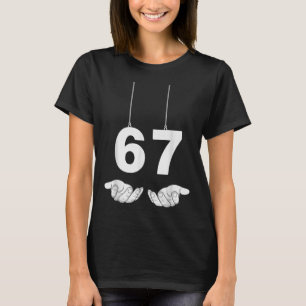 Funny 67 Meme Costume Six Seven Halloween Gen Z _1 T-Shirt