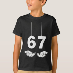 Funny 67 Meme Costume Six Seven Halloween Gen Z _1 T-Shirt
