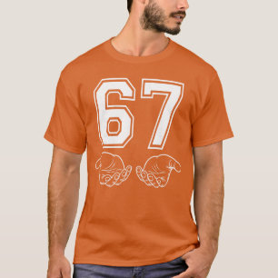 Funny 67 Meme Costume Six Seven Halloween Gen Z T-Shirt