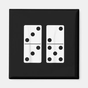 Funny 67 Meme Domino Addict Game Six Seven Gen Alp Magnet