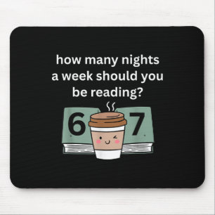 Funny 67 Meme English Teacher Reading Book Lover H Mouse Pad
