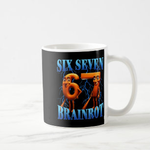 Funny 67 Meme Italian Brainrot Tung Tung Sahur Six Coffee Mug