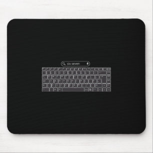 Funny 67 Meme Keyboard Buttons  Mouse Pad