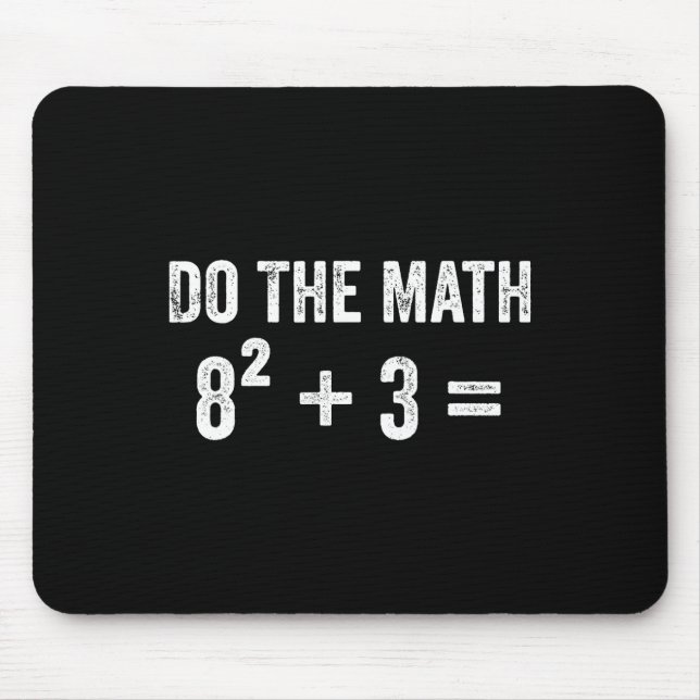 Funny 67 Meme Math Six Seven Teacher Brainrot Joke Mouse Pad (Front)