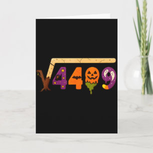 Funny 67 Meme Math Teacher 6 7 Halloween Square Ro Card