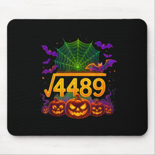 Funny 67 Meme Math Teacher 6 7 Halloween Square Ro Mouse Pad