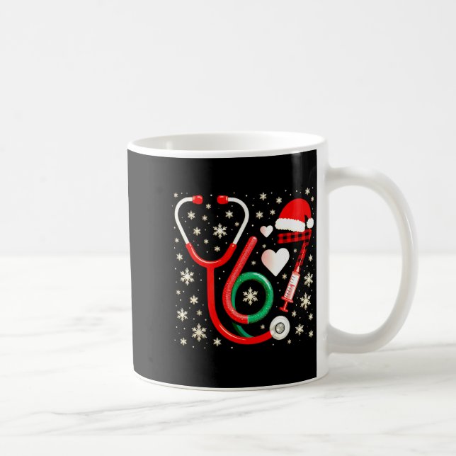 Funny 67 Meme Nurse Six Seven Nursing Festive Chri Coffee Mug (Right)