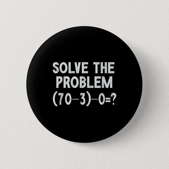 Funny 67 Meme Pemdas Elementary Math Teacher Brain 6 Cm Round Badge (Front)