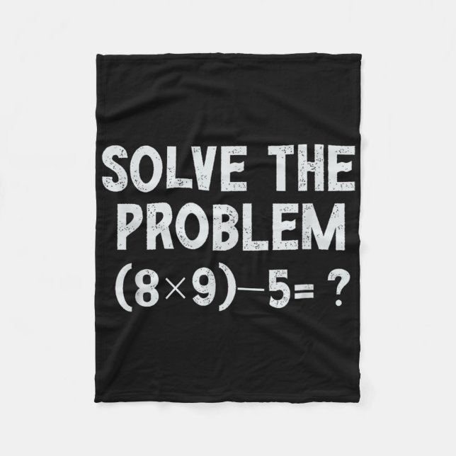 Funny 67 Meme Pemdas Elementary Math Teacher Brain Fleece Blanket (Front)