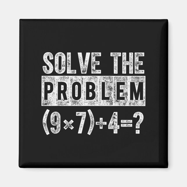 Funny 67 Meme Pemdas Elementary Math Teacher Brain Magnet (Front)