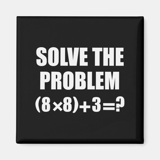 Funny 67 Meme Pemdas Elementary Math Teacher Brain Magnet (Front)