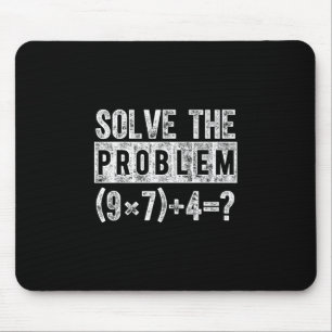 Funny 67 Meme Pemdas Elementary Math Teacher Brain Mouse Pad