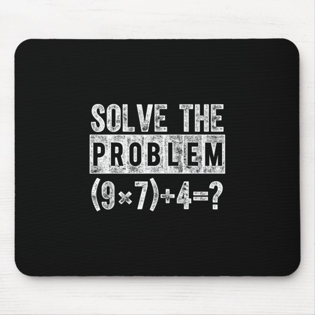 Funny 67 Meme Pemdas Elementary Math Teacher Brain Mouse Pad (Front)