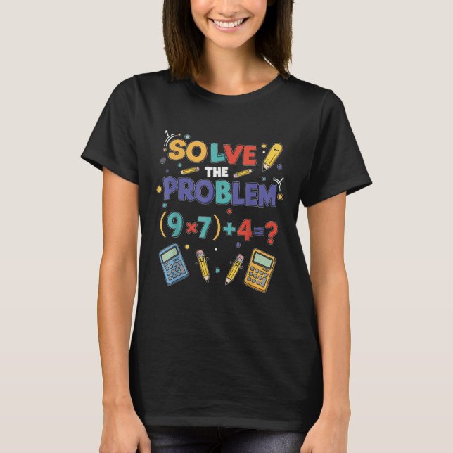 Funny 67 Meme Pemdas Elementary Math Teacher Brain T-Shirt (Front)