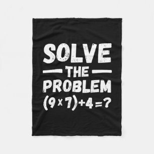 Funny 67 Meme Pemdas Elementary Math Teacher Humou Fleece Blanket