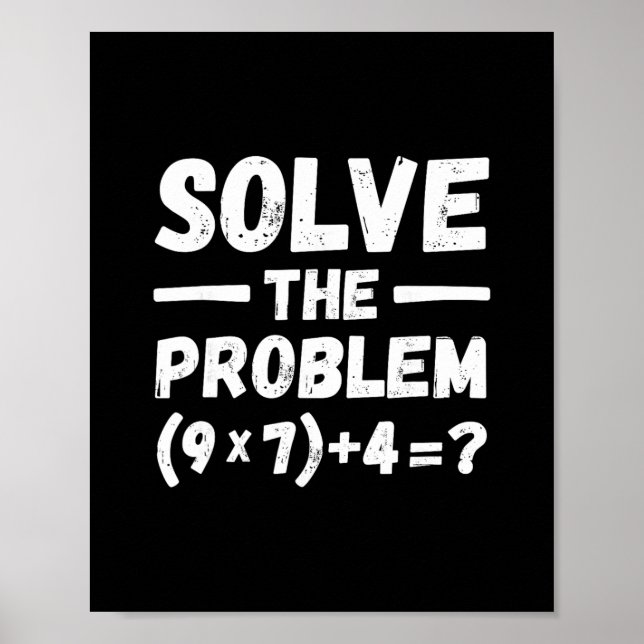 Funny 67 Meme Pemdas Elementary Math Teacher Humou Poster (Front)