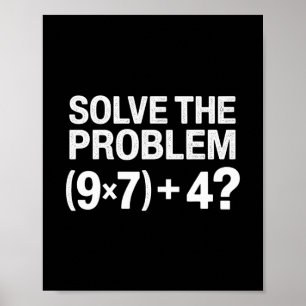 Funny 67 Meme Pemdas Math Teacher Brainrot Element Poster