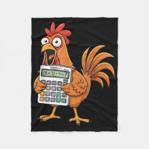 Funny 67 Meme Pemdas Math Teacher Six Seven Chicke Fleece Blanket