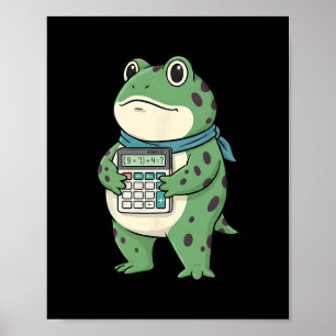 Funny 67 Meme Pemdas Math Teacher Six Seven Frog  Poster